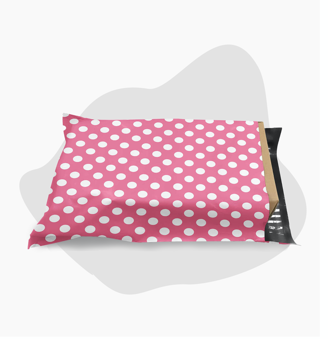 1000 pc 10x13 Pink Polka Dot Poly Bag Mailer Envelopes – Shop4Mailers