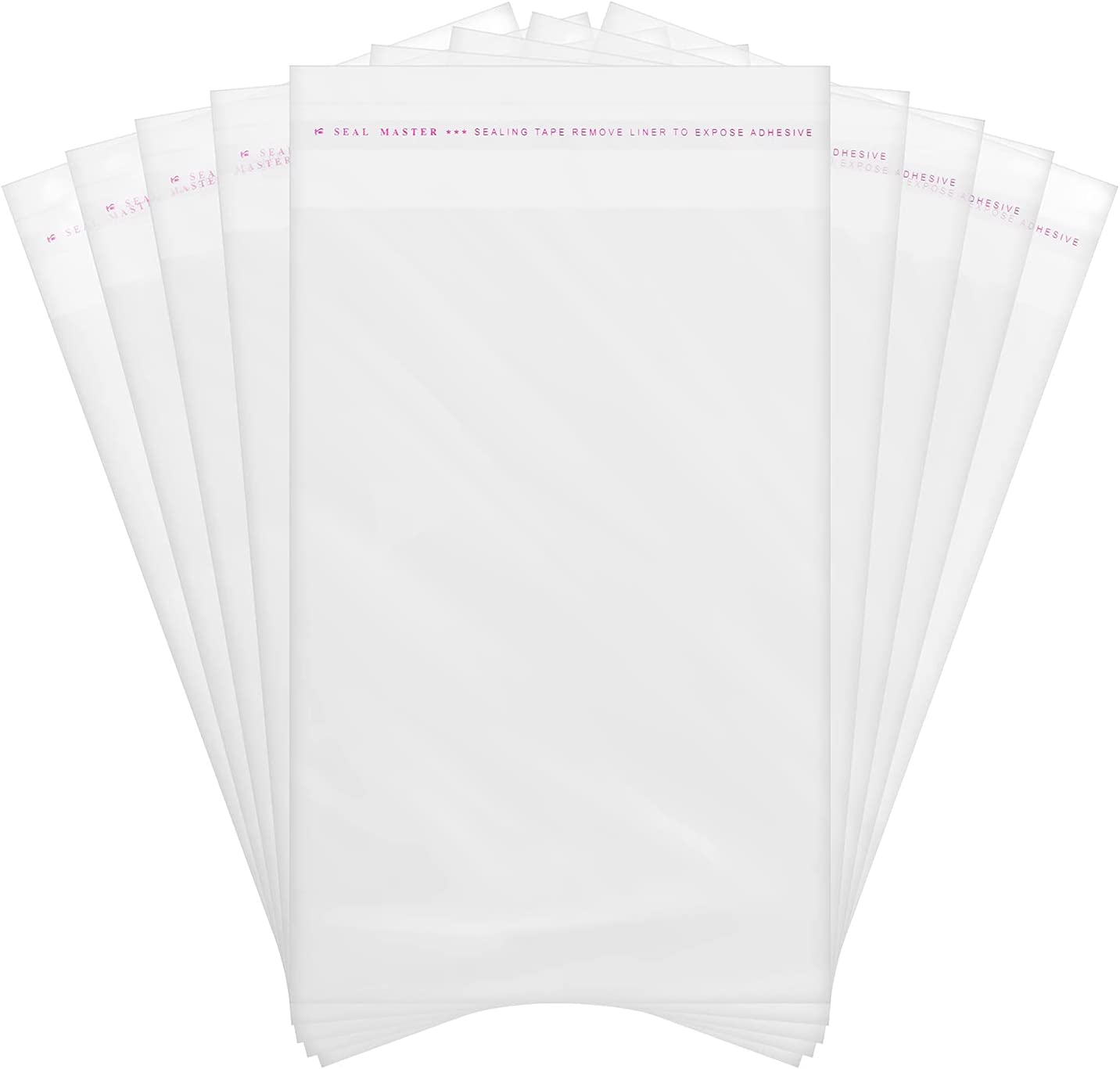 Clear Plastic Bags Self Seal Resealable Bags - All Sizes